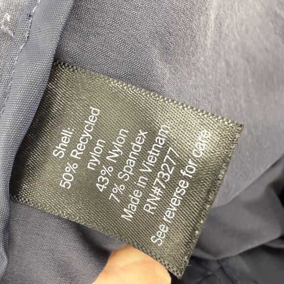 FLX Jacket XS Zip up Hooded coat Smokey Blue women's oversized running athletic - Picture 11 of 12